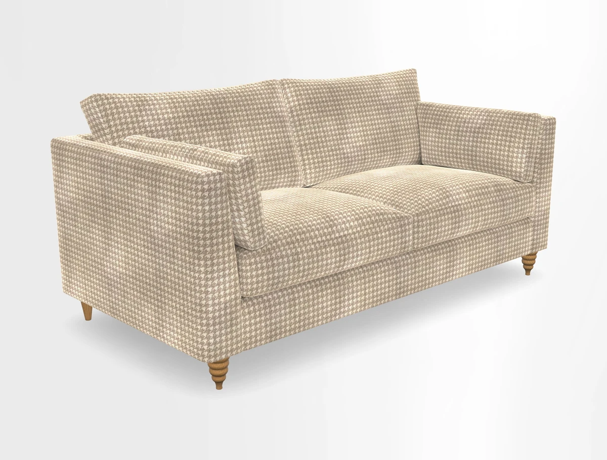 Saltdean 3 seater sofa in Covertex Lombardia Bianco