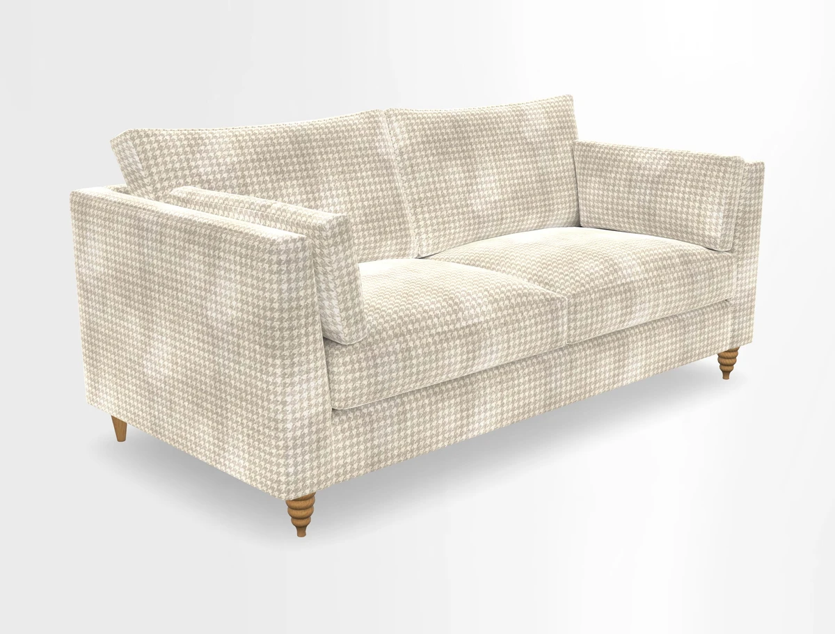 Saltdean 3 seater sofa in Covertex Lombardia Bianco