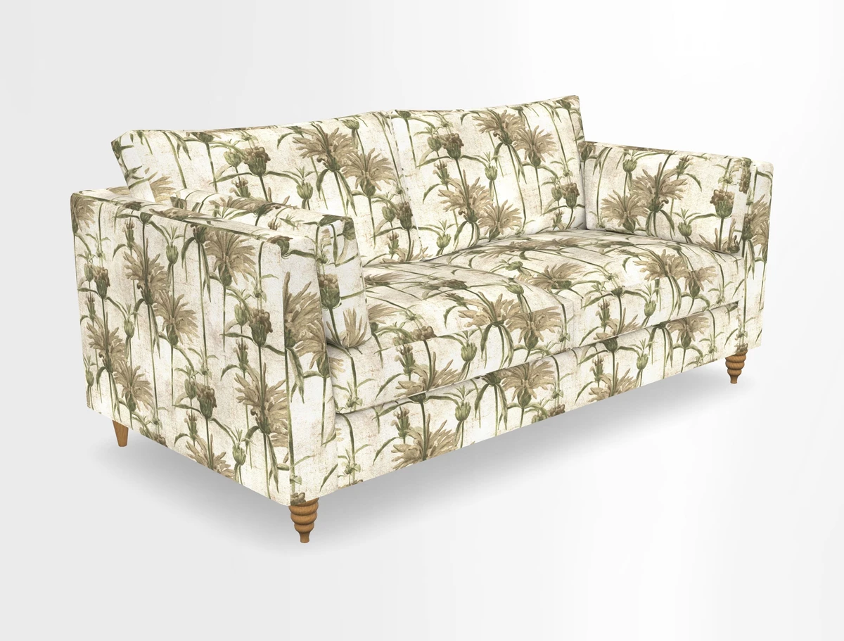 Saltdean 3 seater sofa in Covertex Lombardia Bianco