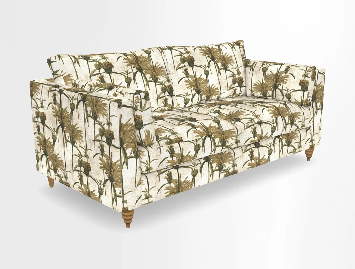 Saltdean 3 seater sofa in Covertex Lombardia Bianco