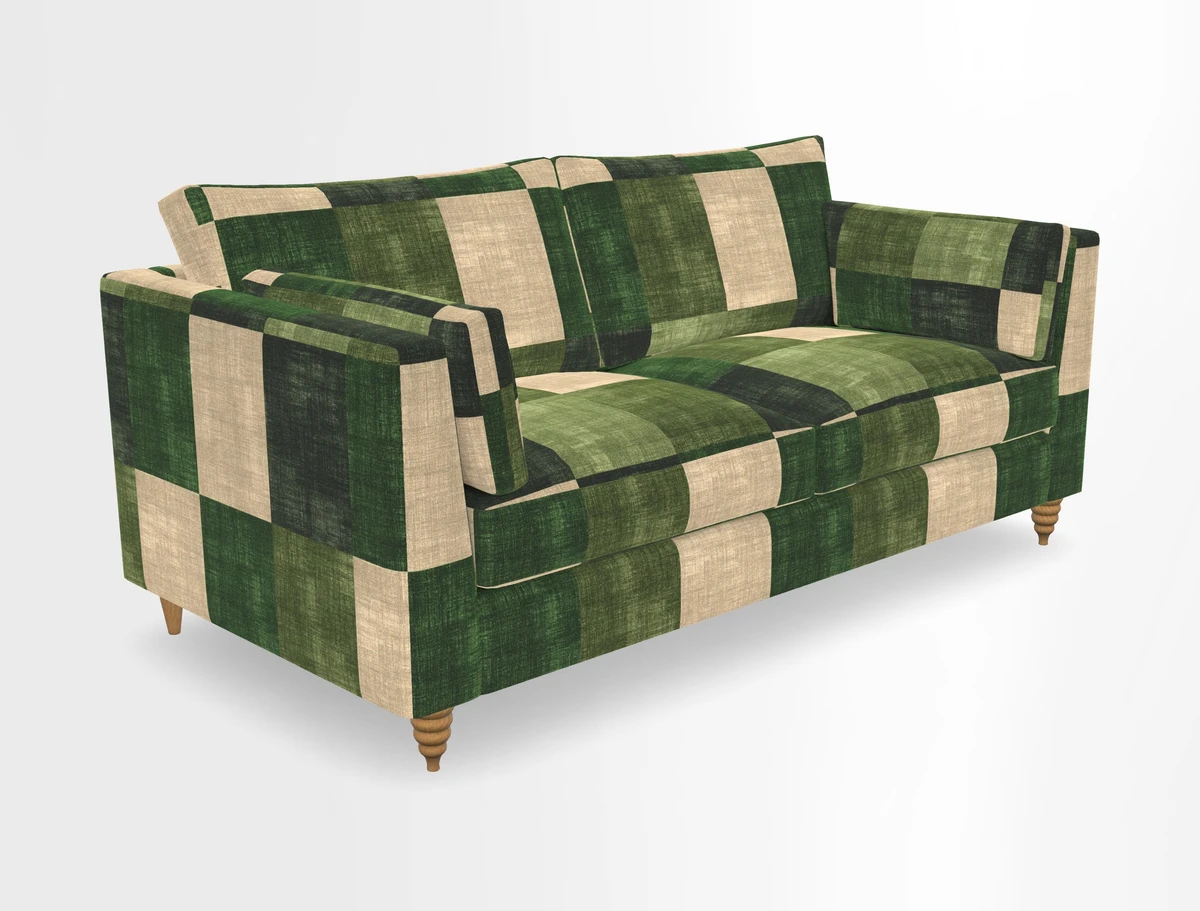 Saltdean 3 seater sofa in Covertex Lombardia Bianco