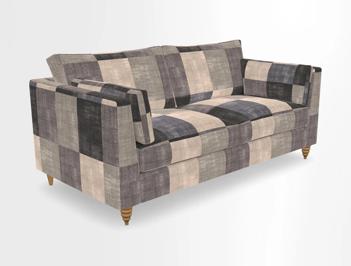 Saltdean 3 seater sofa in Covertex Lombardia Bianco