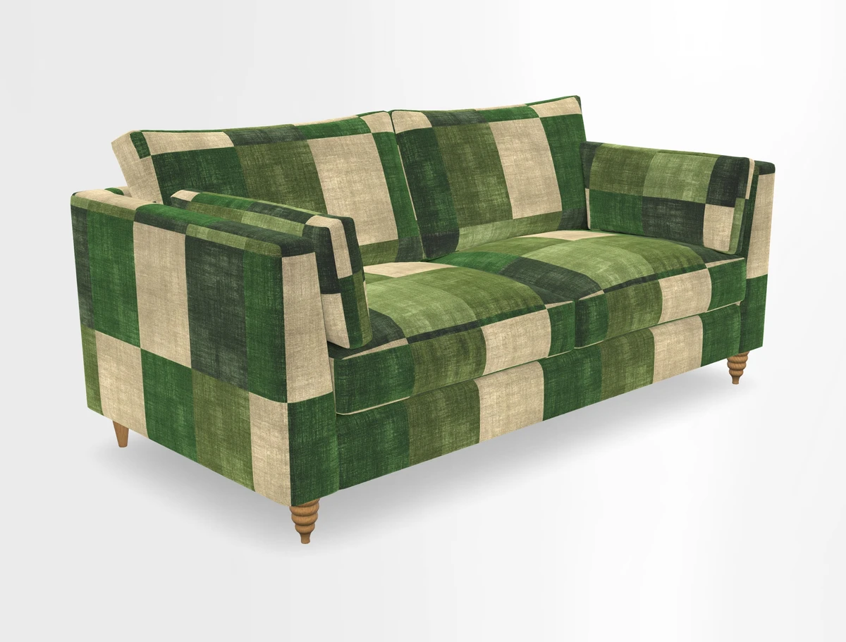 Saltdean 3 seater sofa in Covertex Lombardia Bianco