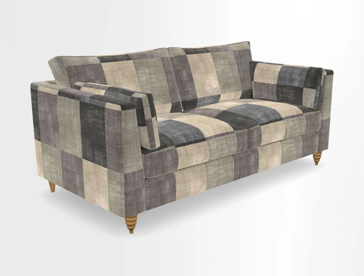 Saltdean 3 seater sofa in Covertex Lombardia Bianco