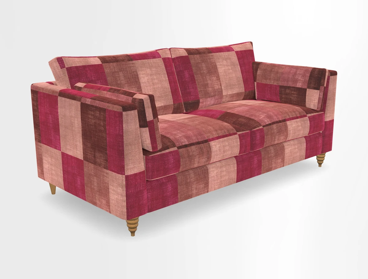 Saltdean 3 seater sofa in Covertex Lombardia Bianco