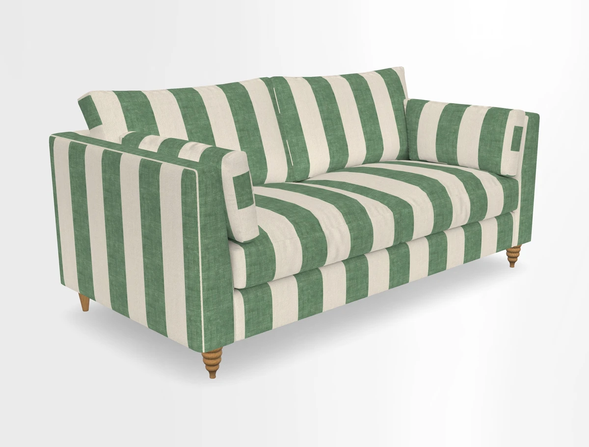 Saltdean 3 seater sofa in Covertex Lombardia Bianco