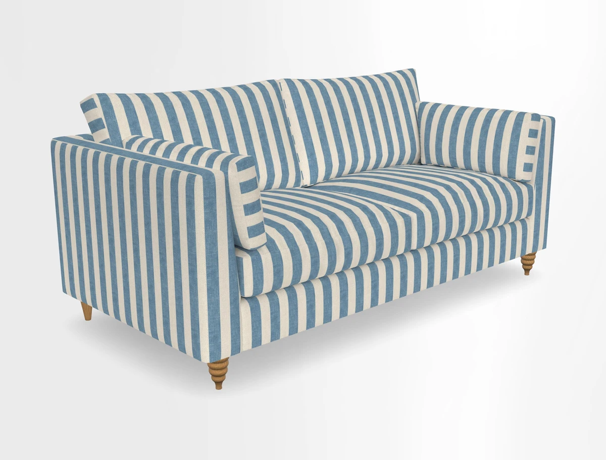 Saltdean 3 seater sofa in Covertex Lombardia Bianco