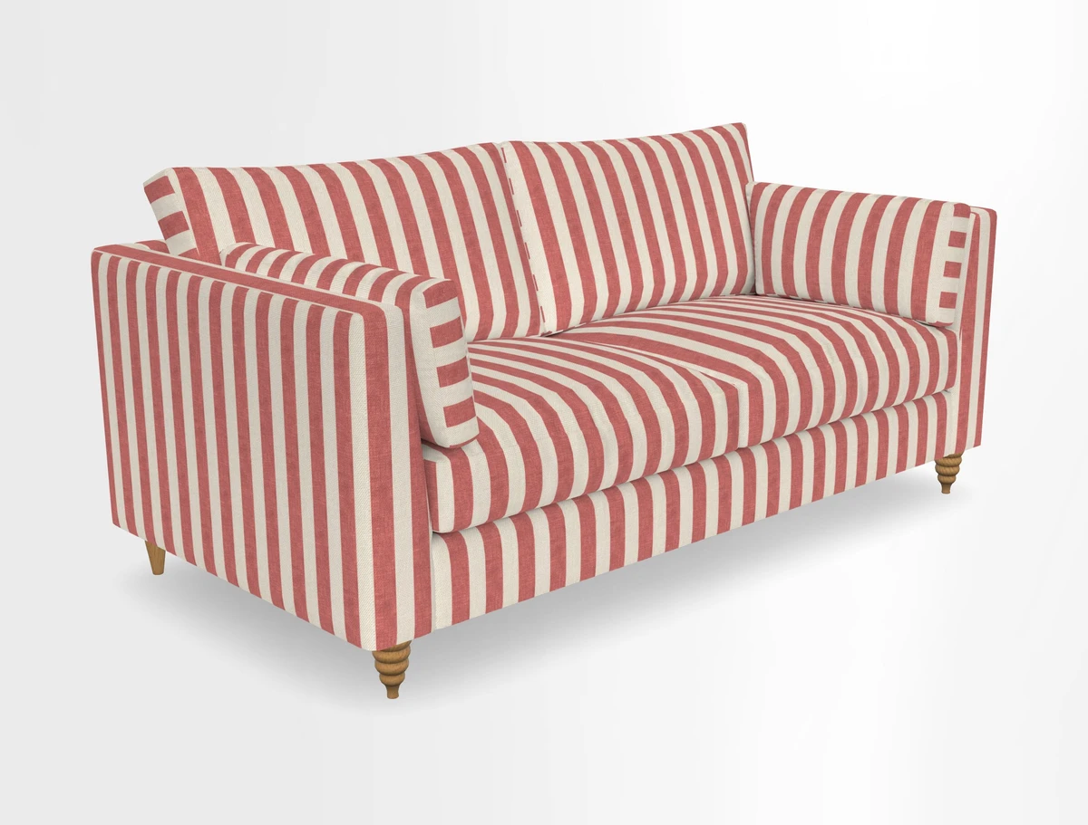 Saltdean 3 seater sofa in Covertex Lombardia Bianco