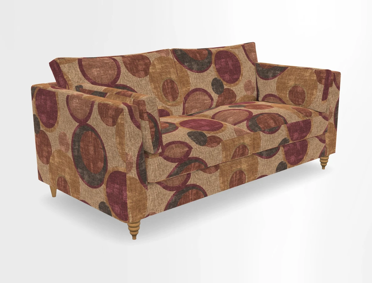 Saltdean 3 seater sofa in Covertex Lombardia Bianco