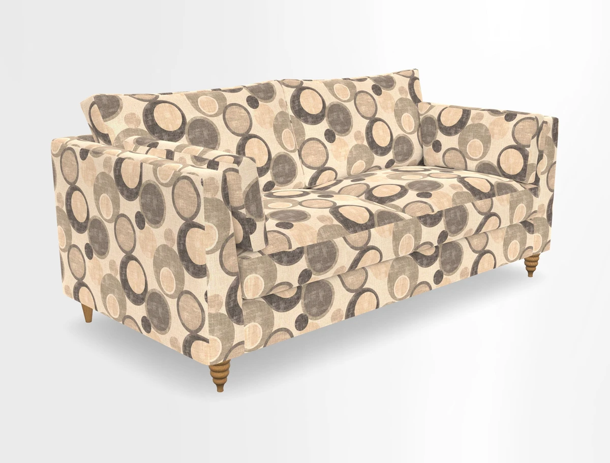 Saltdean 3 seater sofa in Covertex Lombardia Bianco