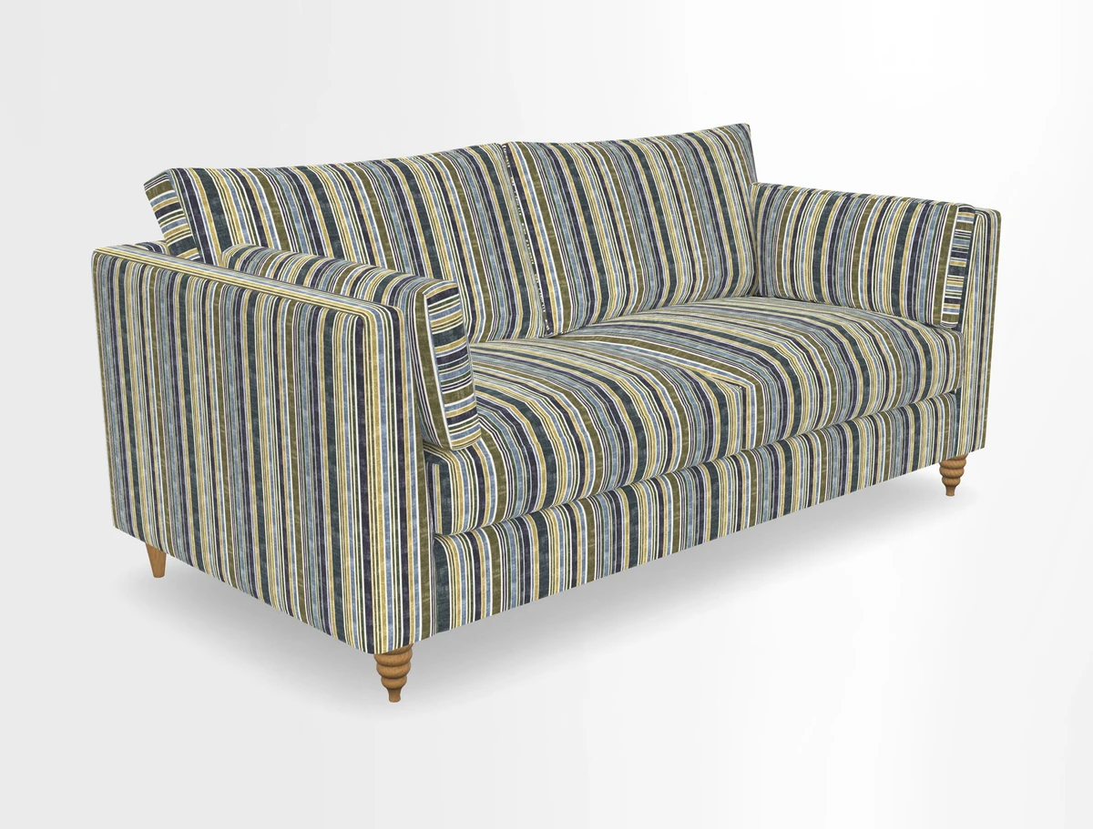 Saltdean 3 seater sofa in Covertex Lombardia Bianco