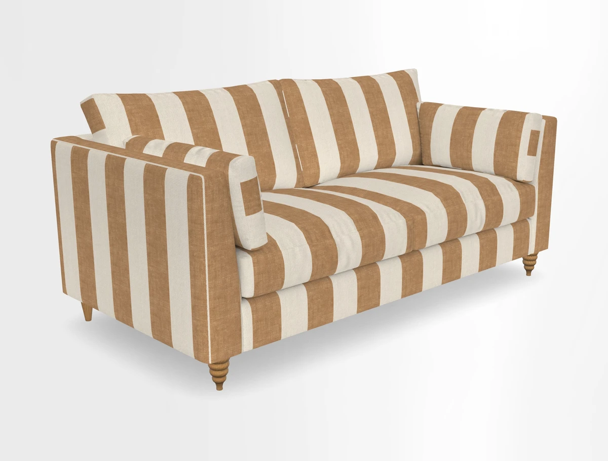 Saltdean 3 seater sofa in Covertex Lombardia Bianco