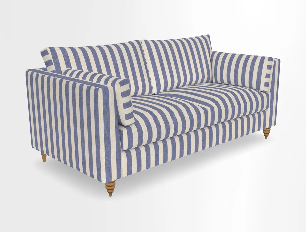 Saltdean 3 seater sofa in Covertex Lombardia Bianco