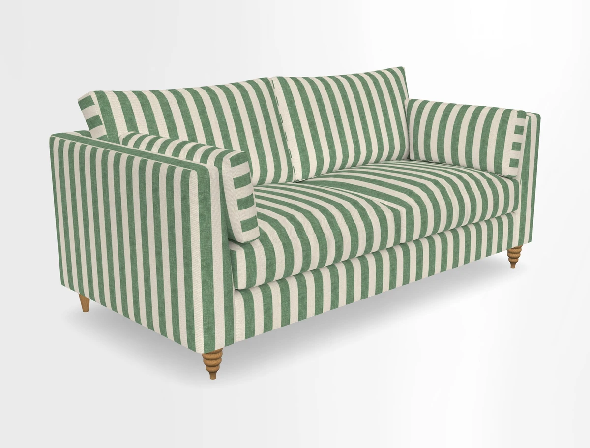 Saltdean 3 seater sofa in Covertex Lombardia Bianco
