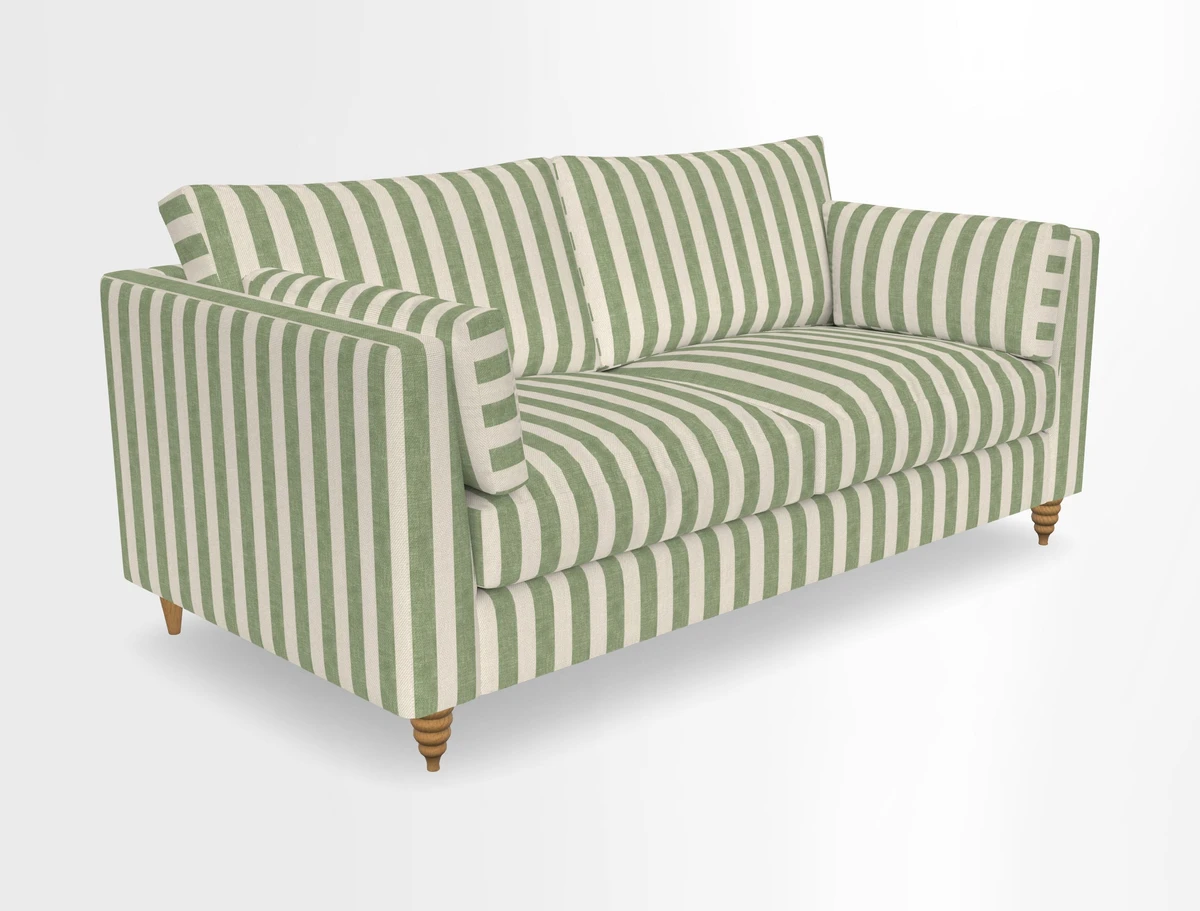 Saltdean 3 seater sofa in Covertex Lombardia Bianco