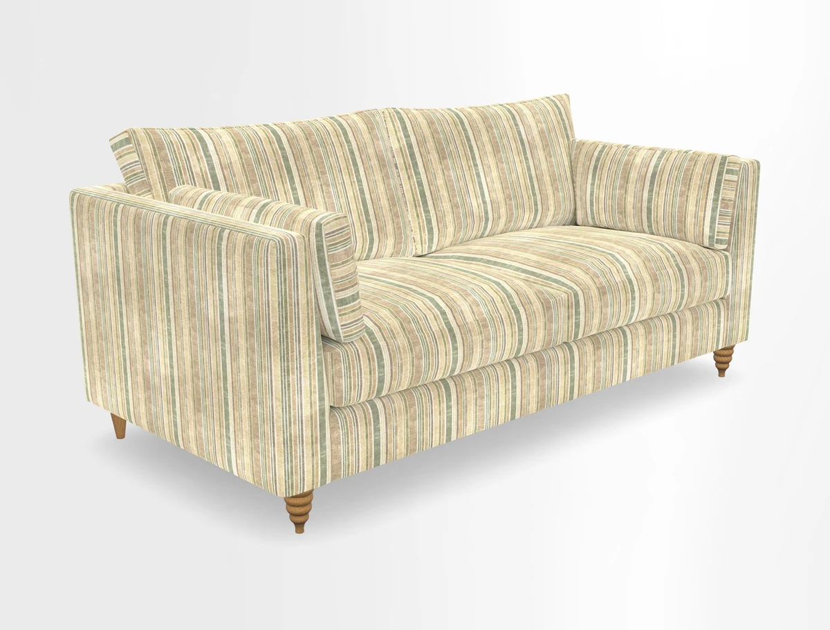 Saltdean 3 seater sofa in Covertex Lombardia Bianco