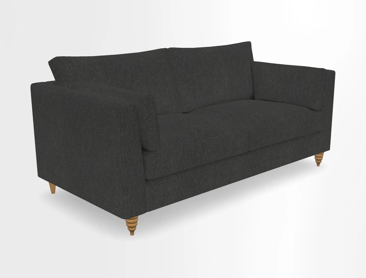 Saltdean 3 seater sofa in Covertex Lombardia Bianco