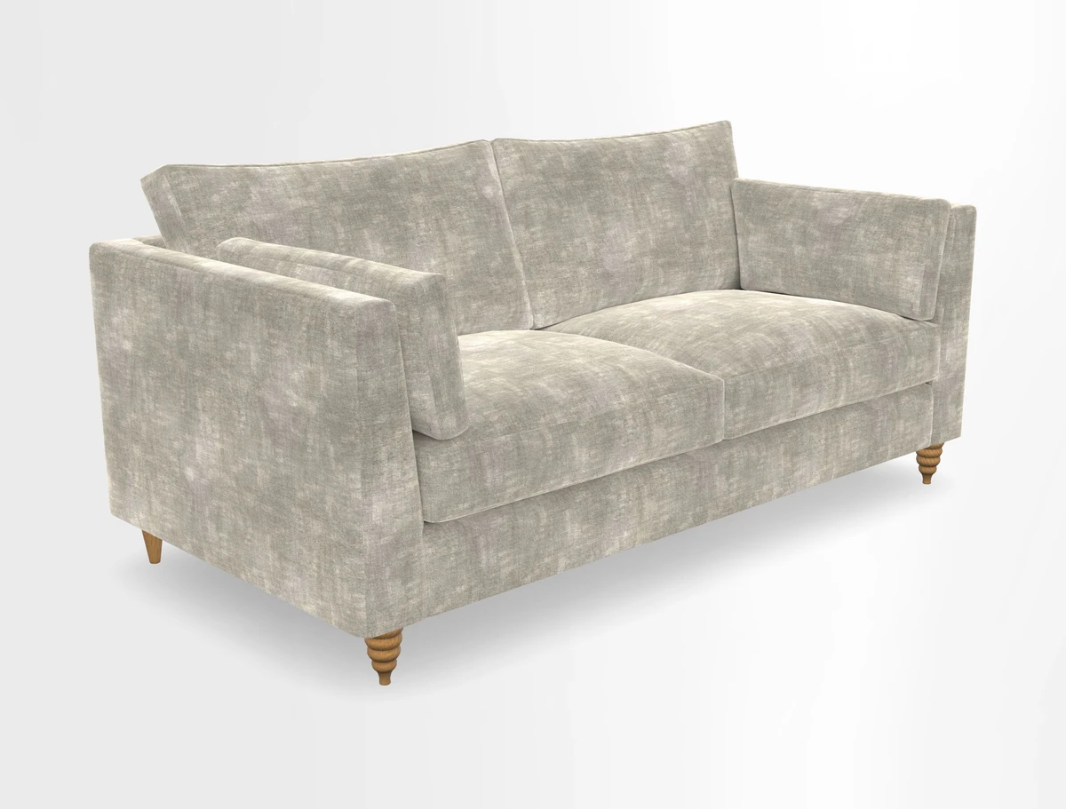 Saltdean 3 seater sofa in Covertex Lombardia Bianco