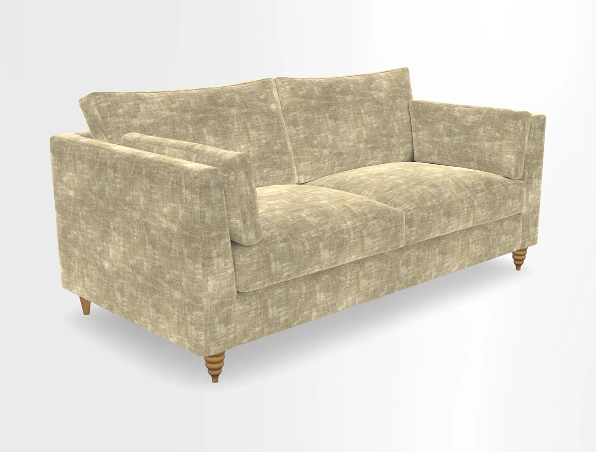 Saltdean 3 seater sofa in Covertex Lombardia Bianco