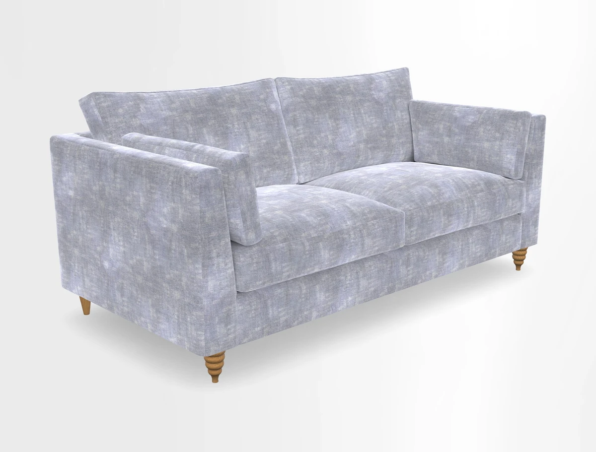 Saltdean 3 seater sofa in Covertex Lombardia Bianco