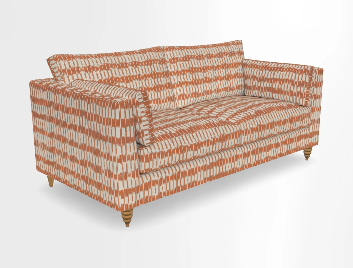 Saltdean 3 seater sofa in Covertex Lombardia Bianco