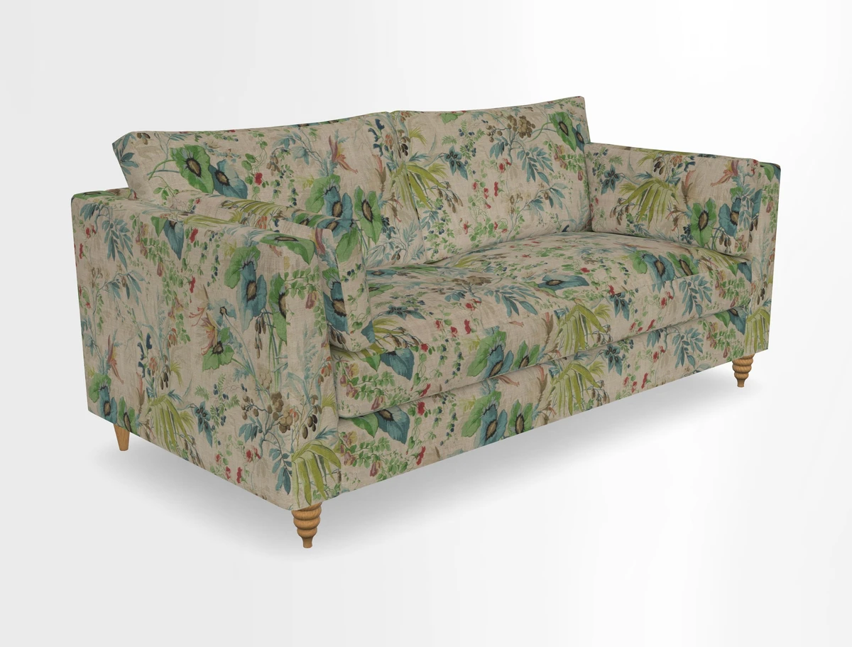 Saltdean 3 seater sofa in Covertex Lombardia Bianco