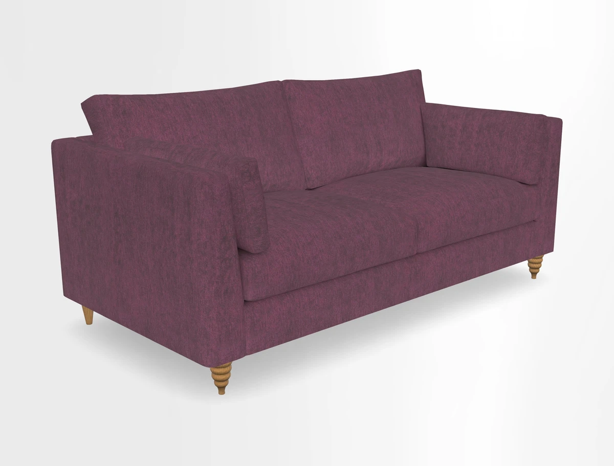 Saltdean 3 seater sofa in Covertex Lombardia Bianco
