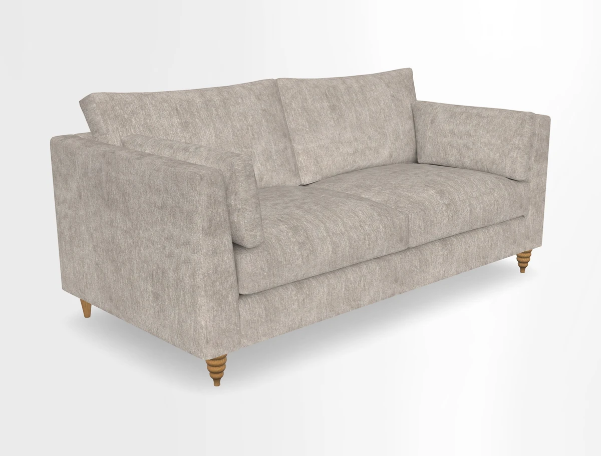 Saltdean 3 seater sofa in Covertex Lombardia Bianco