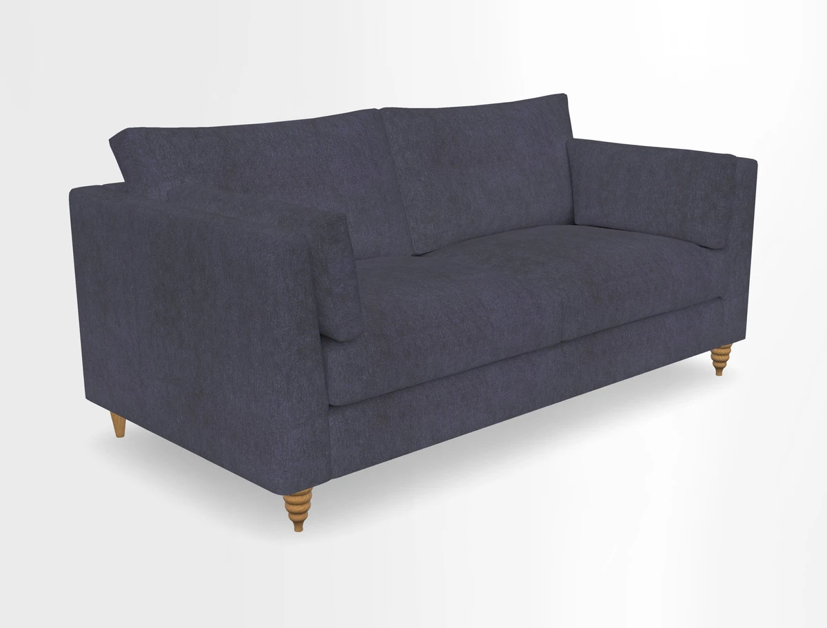 Saltdean 3 seater sofa in Covertex Lombardia Bianco