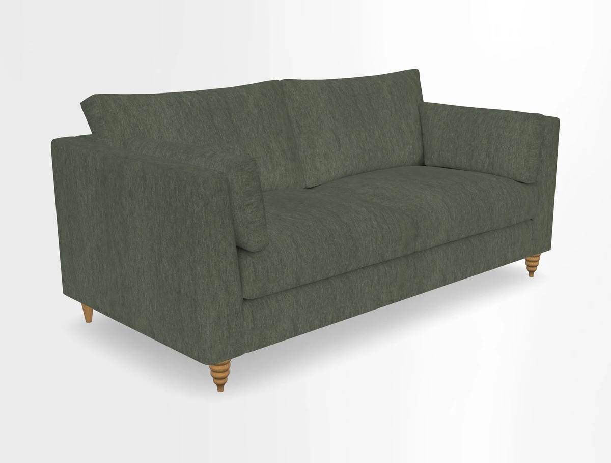 Saltdean 3 seater sofa in Covertex Lombardia Bianco