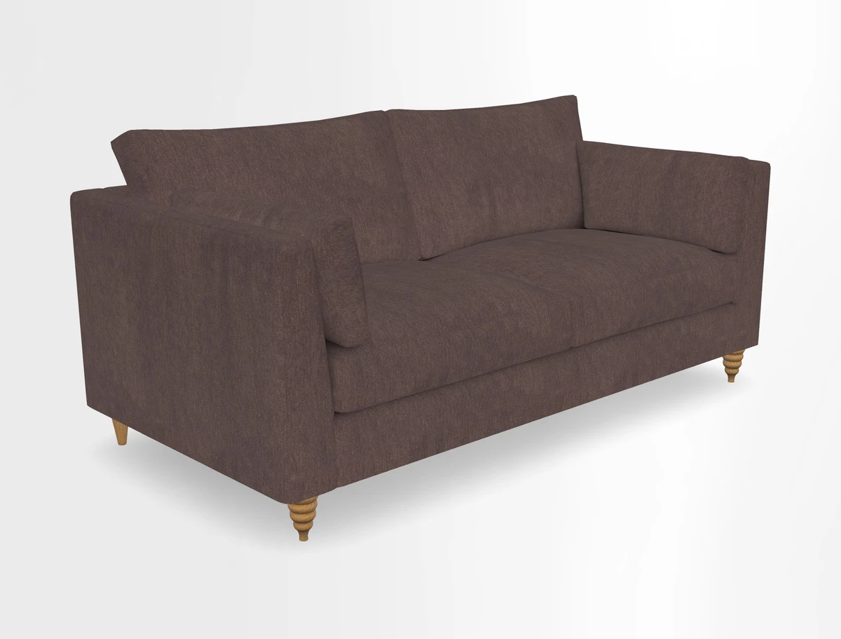 Saltdean 3 seater sofa in Covertex Lombardia Bianco