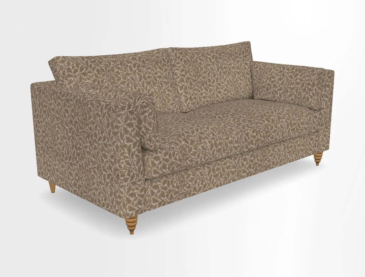 Saltdean 3 seater sofa in Covertex Lombardia Bianco