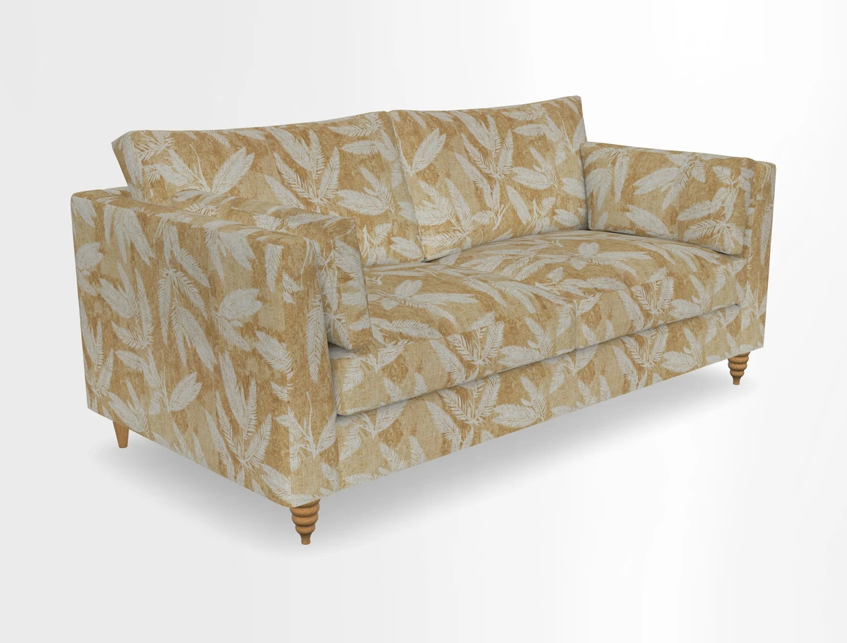 Saltdean 3 seater sofa in Covertex Lombardia Bianco