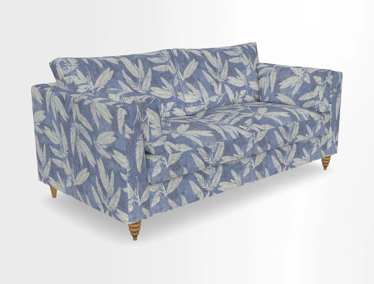 Saltdean 3 seater sofa in Covertex Lombardia Bianco