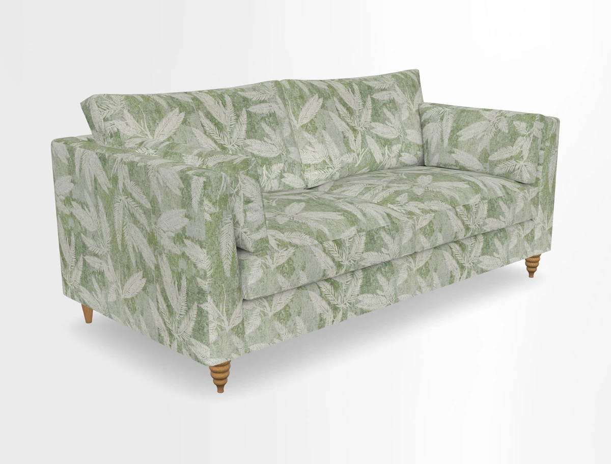 Saltdean 3 seater sofa in Covertex Lombardia Bianco