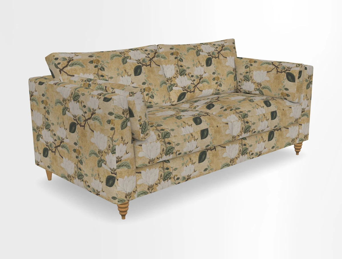 Saltdean 3 seater sofa in Covertex Lombardia Bianco