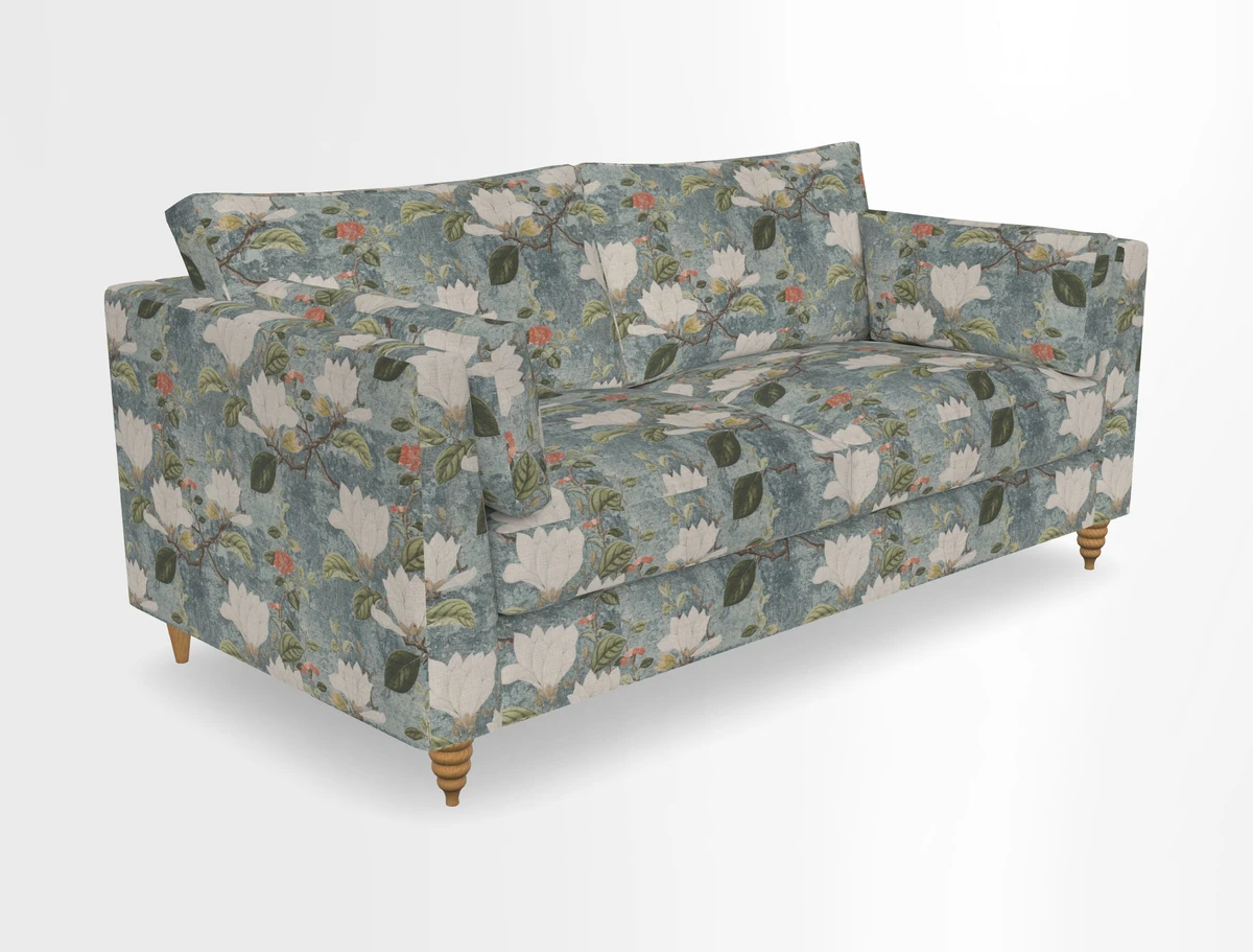 Saltdean 3 seater sofa in Covertex Lombardia Bianco