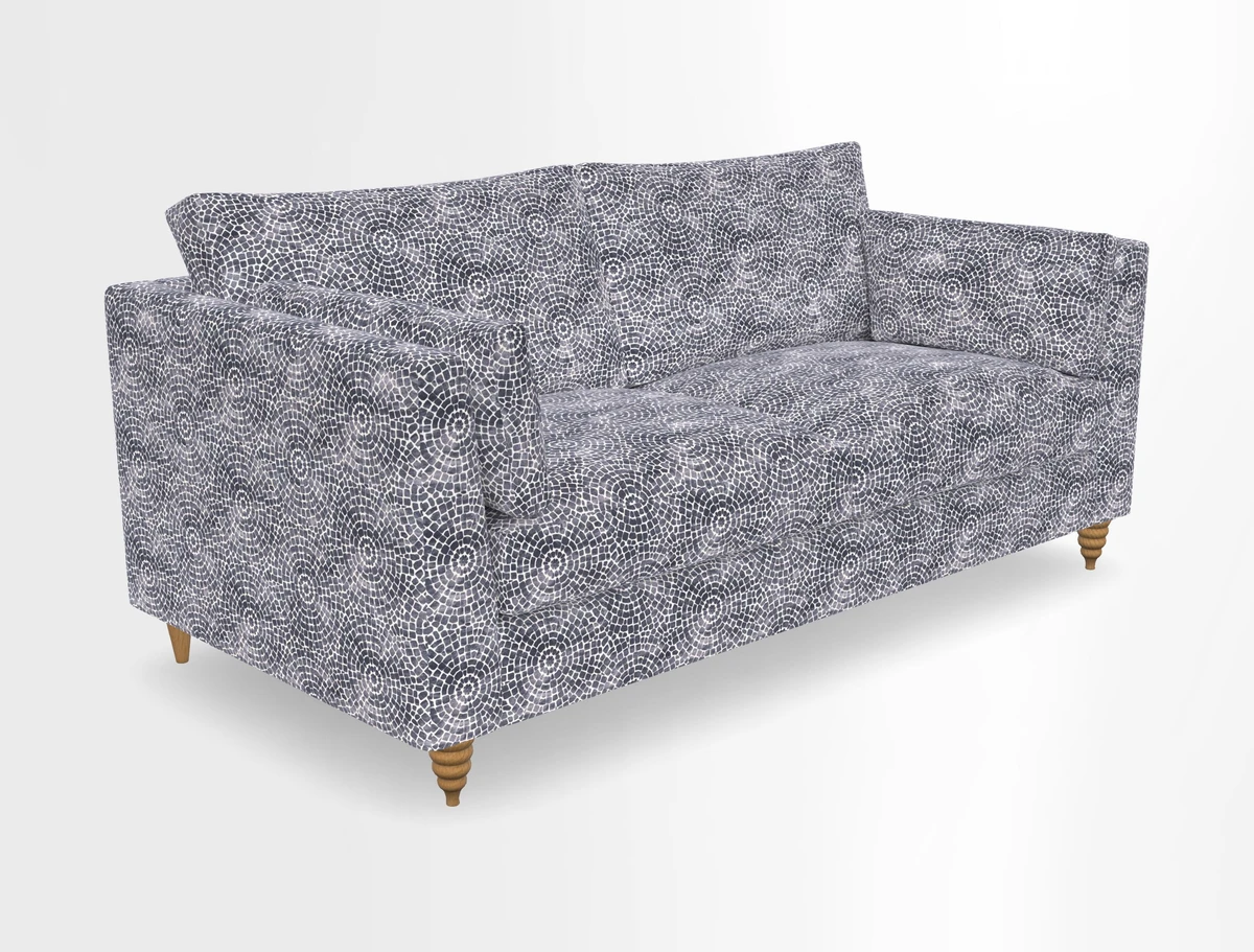 Saltdean 3 seater sofa in Covertex Lombardia Bianco