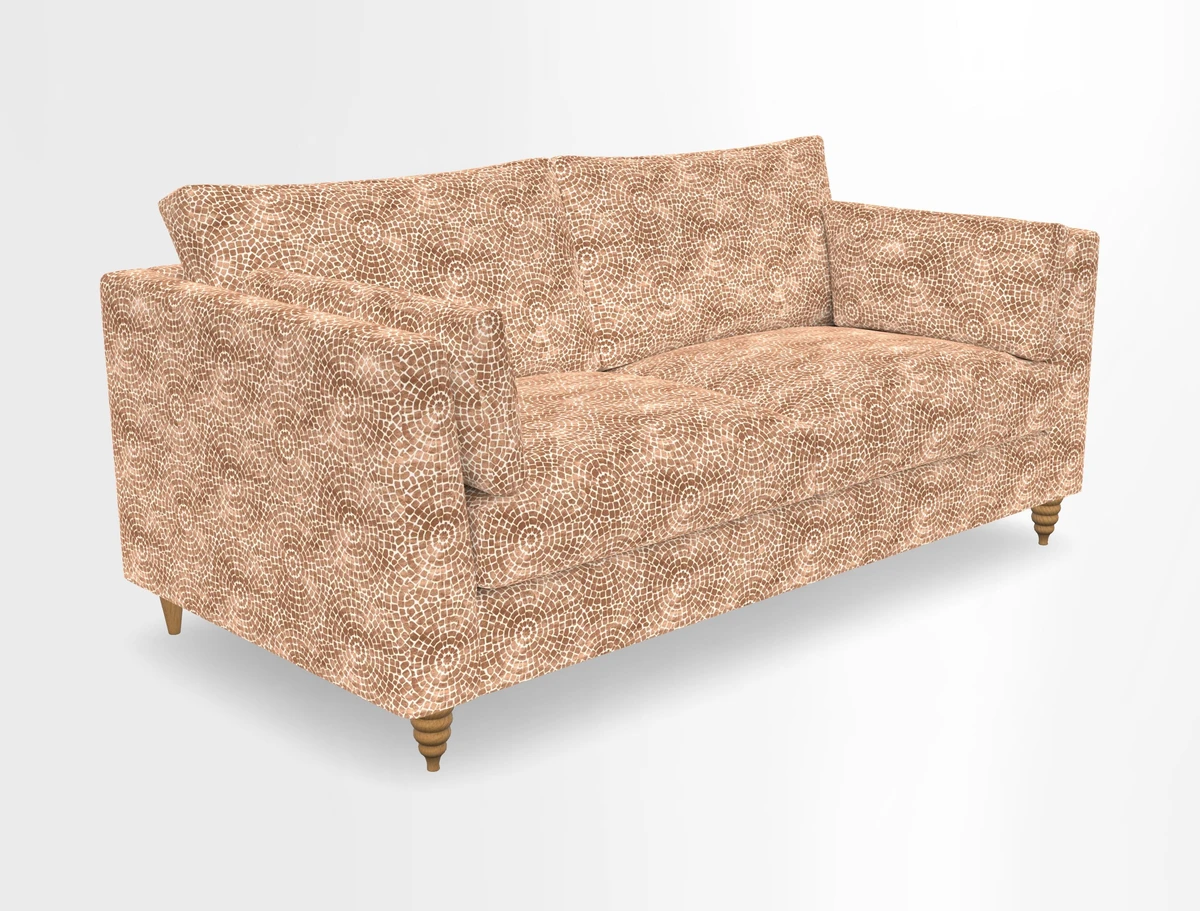 Saltdean 3 seater sofa in Covertex Lombardia Bianco