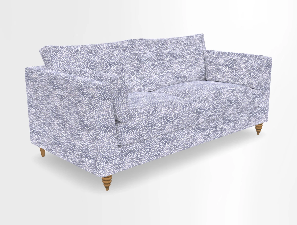 Saltdean 3 seater sofa in Covertex Lombardia Bianco