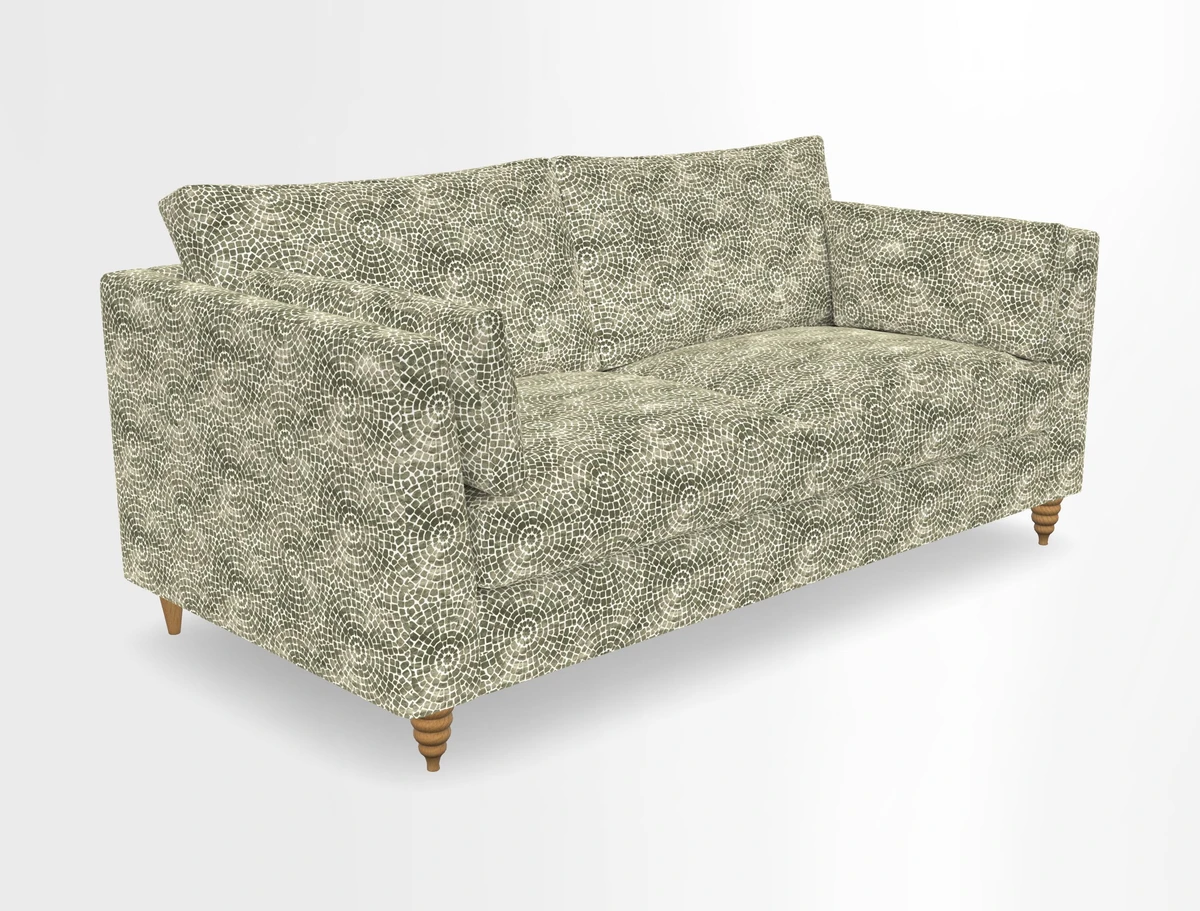 Saltdean 3 seater sofa in Covertex Lombardia Bianco