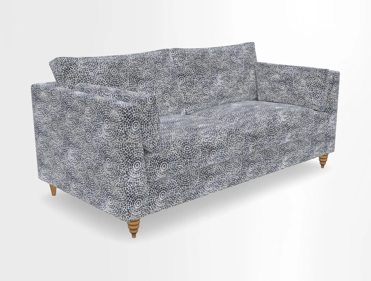 Saltdean 3 seater sofa in Covertex Lombardia Bianco