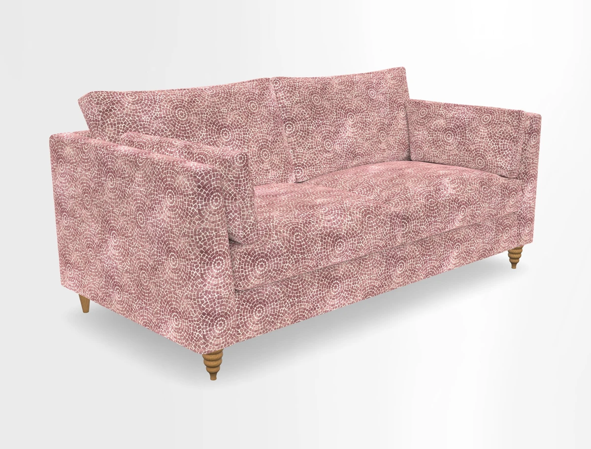 Saltdean 3 seater sofa in Covertex Lombardia Bianco