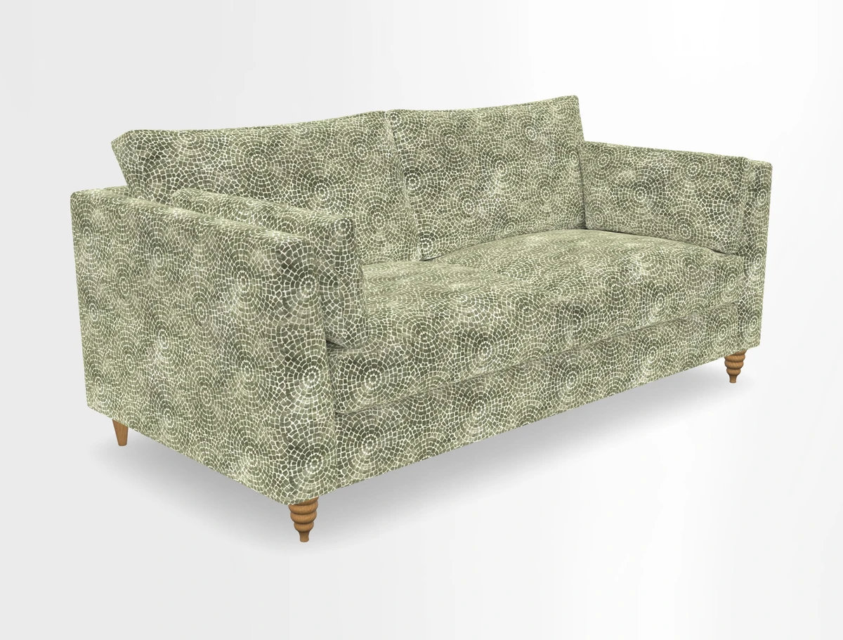 Saltdean 3 seater sofa in Covertex Lombardia Bianco