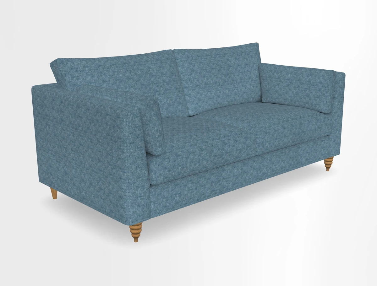 Saltdean 3 seater sofa in Covertex Lombardia Bianco