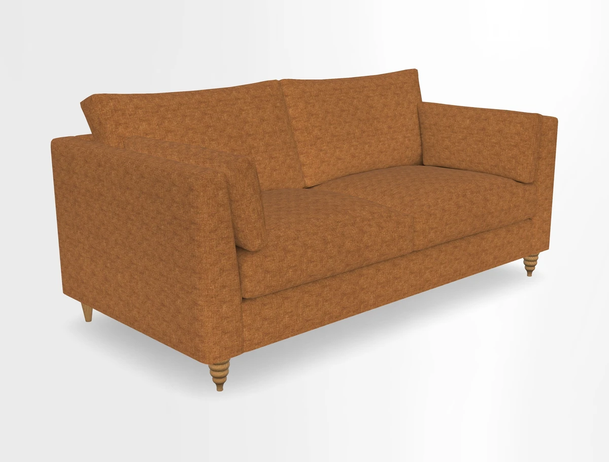 Saltdean 3 seater sofa in Covertex Lombardia Bianco