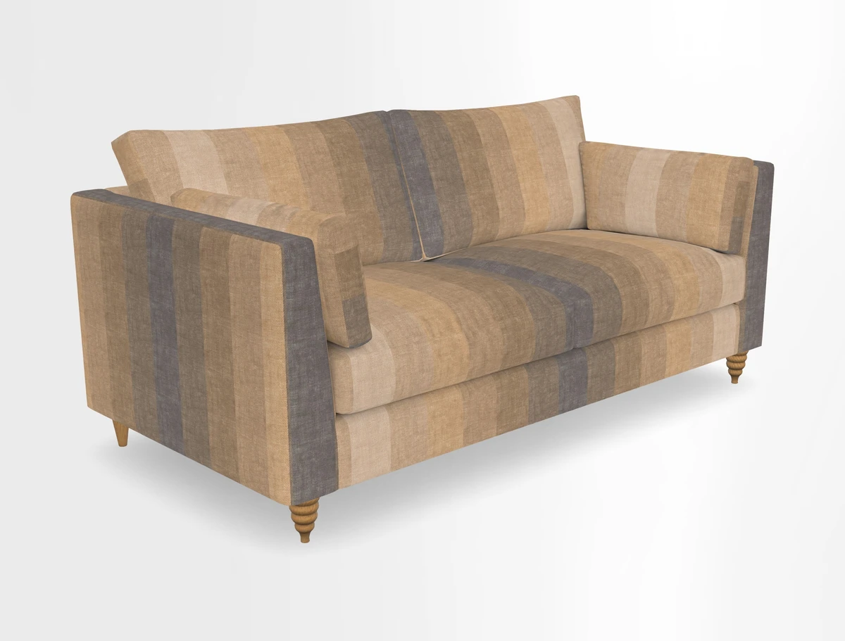 Saltdean 3 seater sofa in Covertex Lombardia Bianco