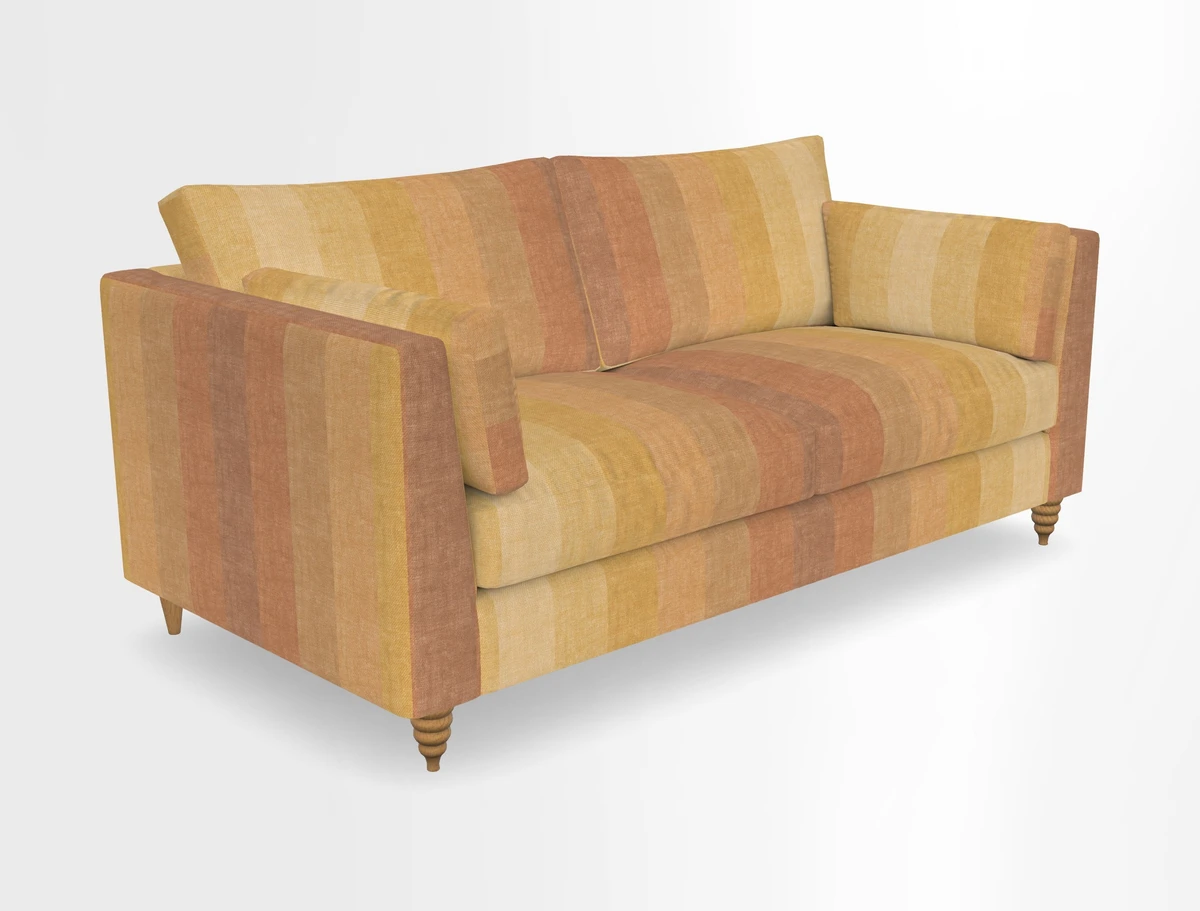 Saltdean 3 seater sofa in Covertex Lombardia Bianco