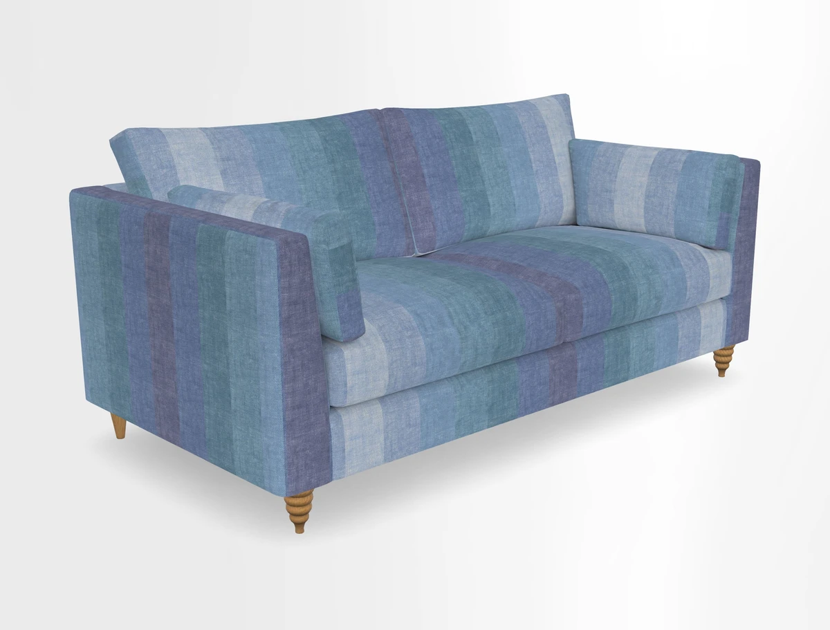 Saltdean 3 seater sofa in Covertex Lombardia Bianco