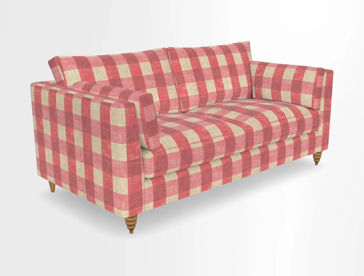Saltdean 3 seater sofa in Covertex Lombardia Bianco